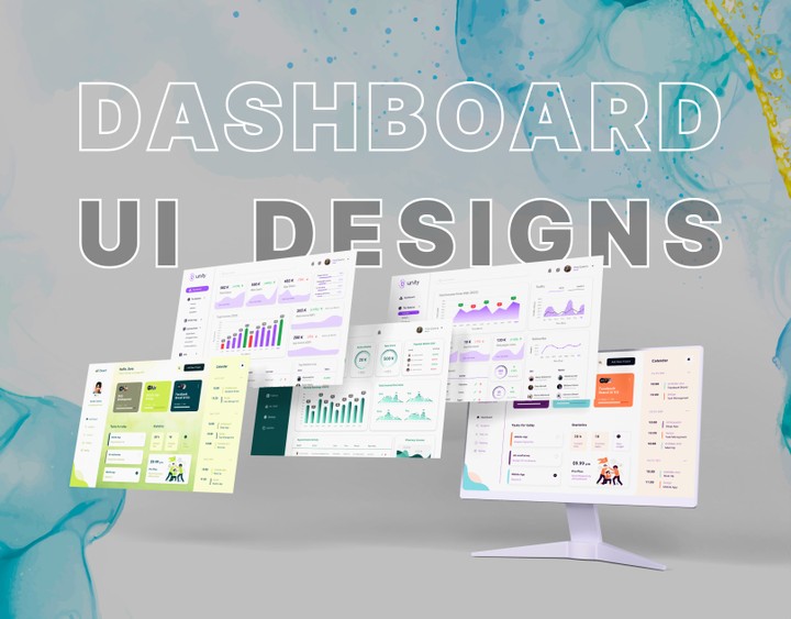 تصميمات داش بورد مختلفه ( Dashboard ) UI/UX