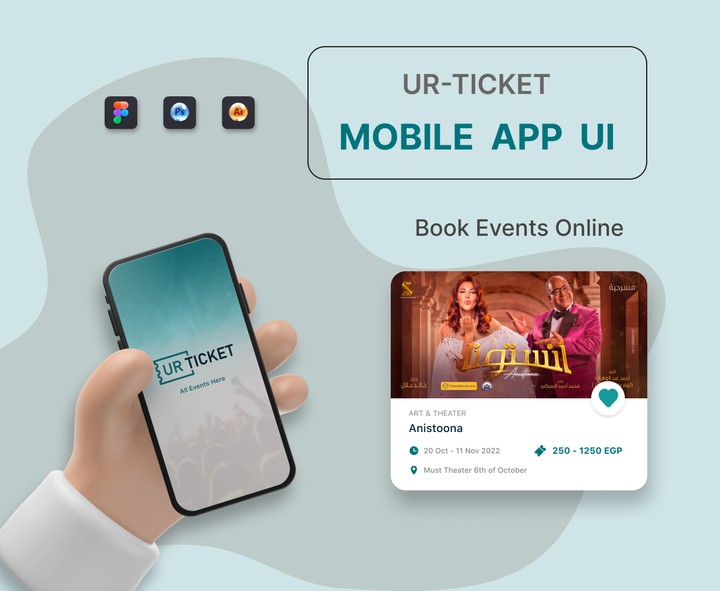 UI/UX Mobile App (UR-TICKET)