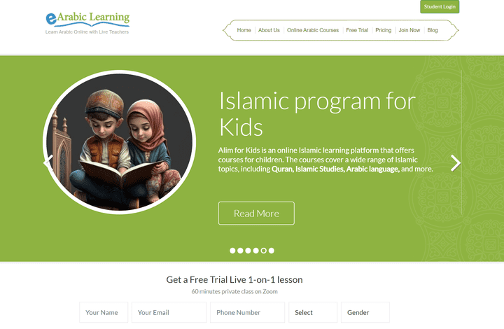 E-arabic learning