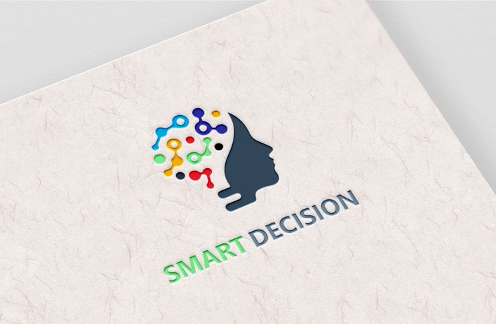 تصميم شعار لتطبيق Smart Decision