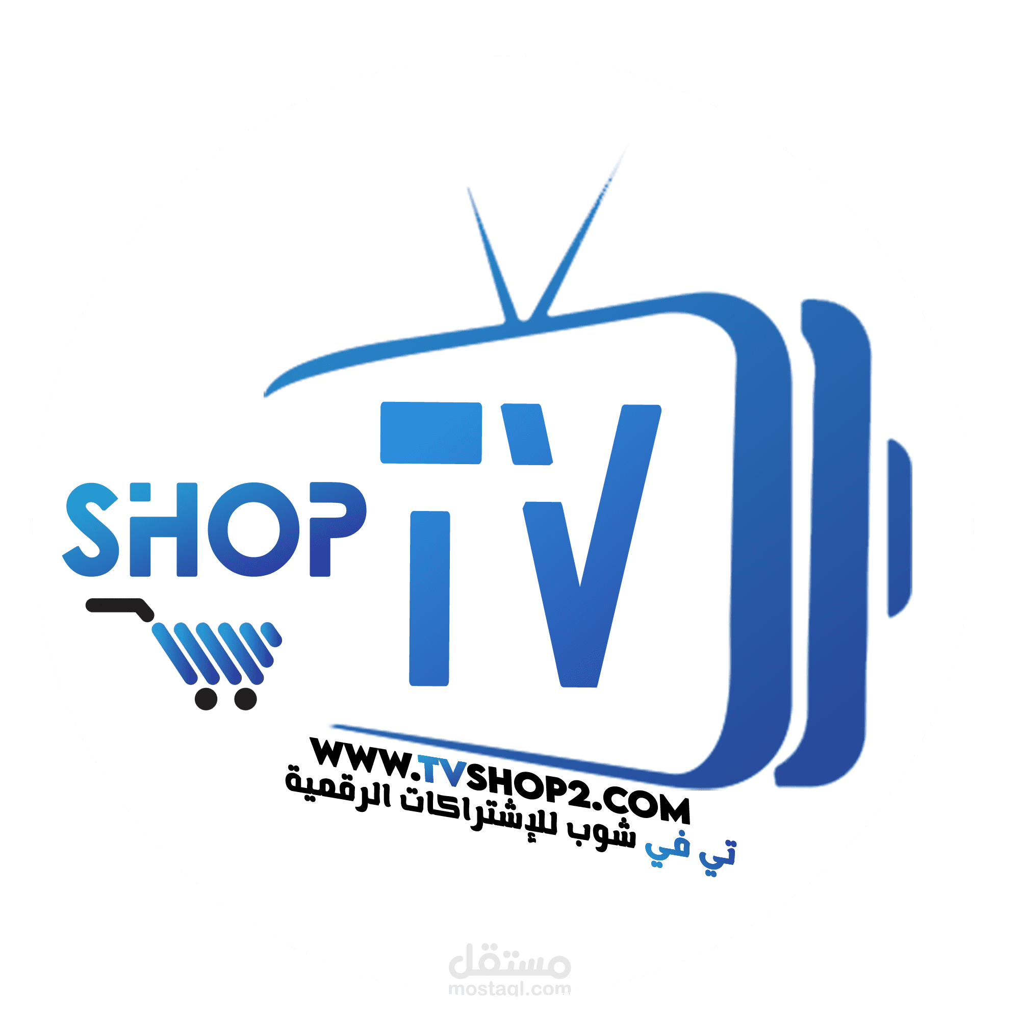 شعار لمتجر Tv shop