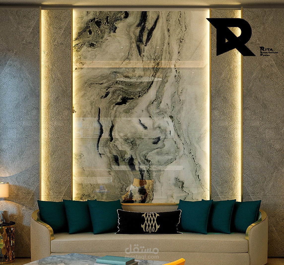 luxury wall design مستقل