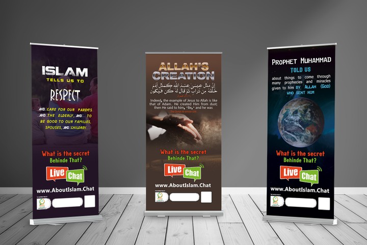 Roll Up Banners about ISLAM