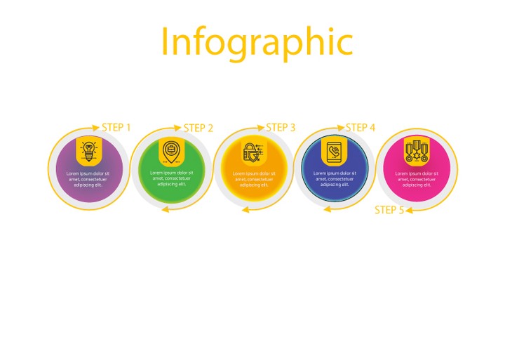 info graphic مخطط معلومات بياني