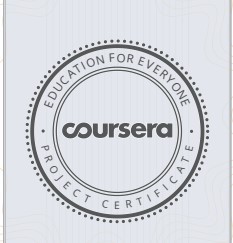 A number of verified certificates by Coursera