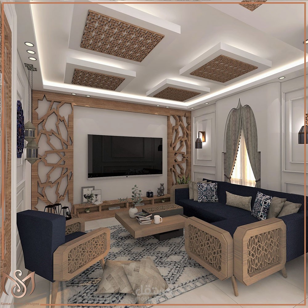 Modern Islamic Living Room