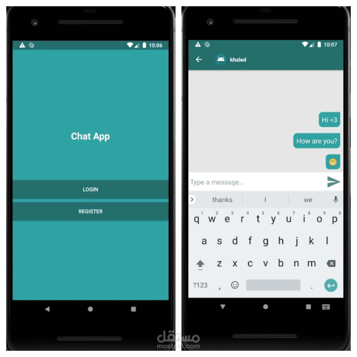 Simple Android Chat App 