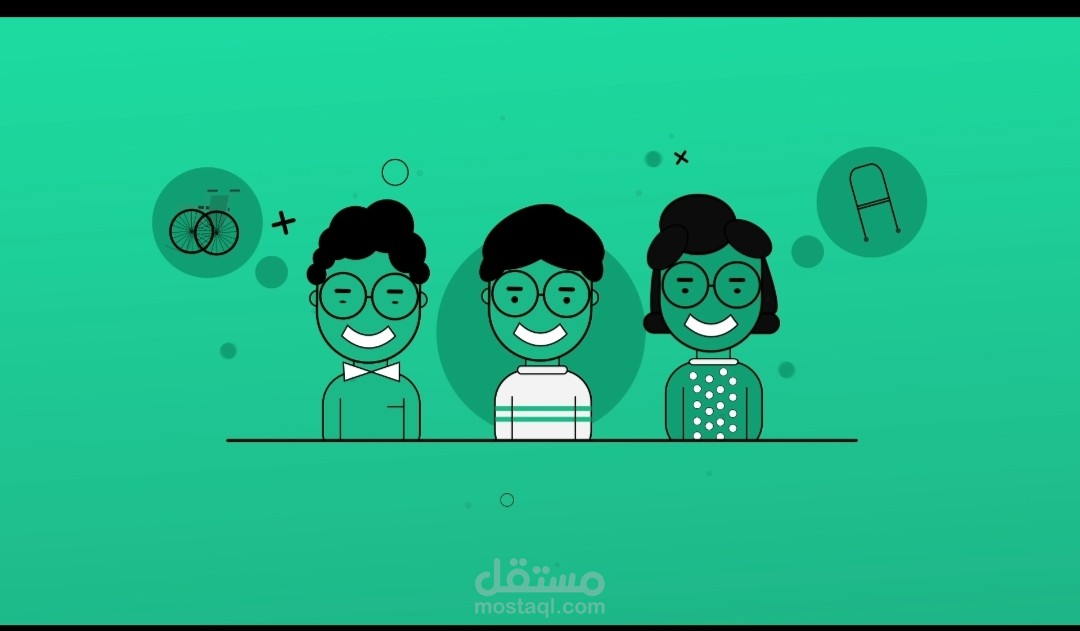 موشن جرافيك احترافي لمركز فرصتي لذو الإعاقة
