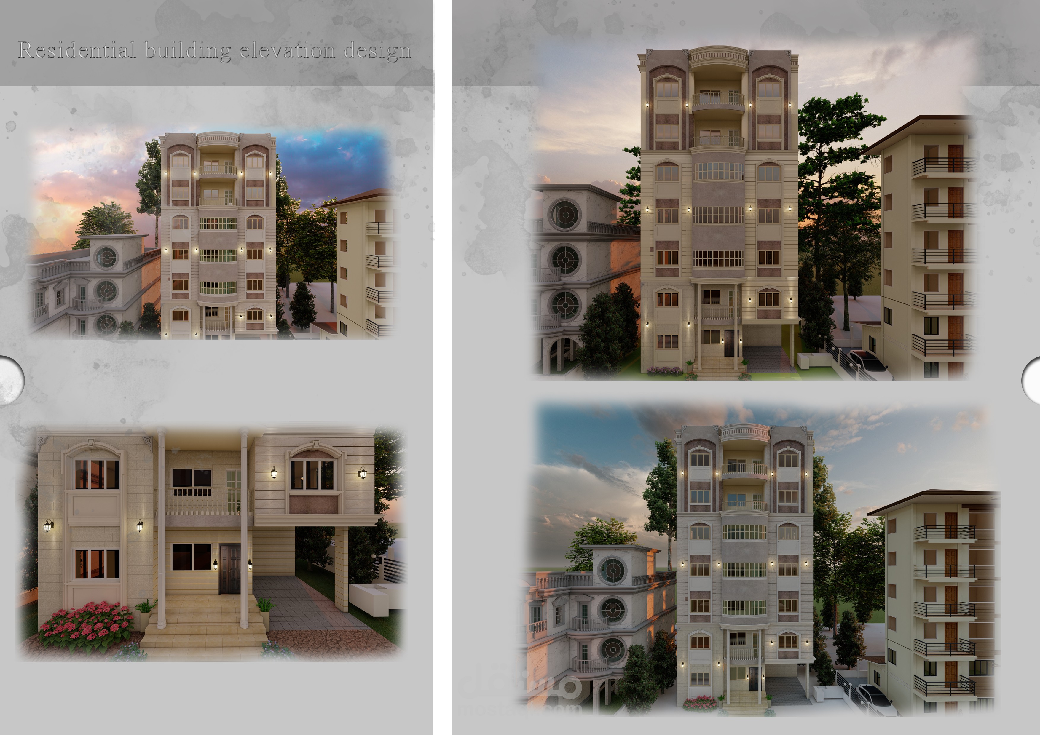 (Exterior design  (Residential building elevations