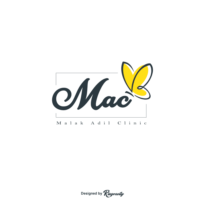 MAC cosmetic clinic Co. logo design- تصميم شعار شركة ماك للتجميل - typography logo