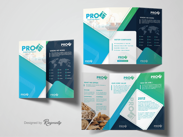 print design - flayers trifold graphic design - تصميم مطبوعات مطبقات2