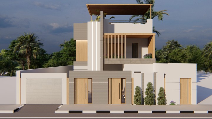 Villa Design (plans and Elevation) in KSA