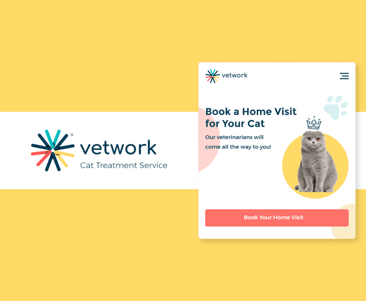 Vetwork Landing Page