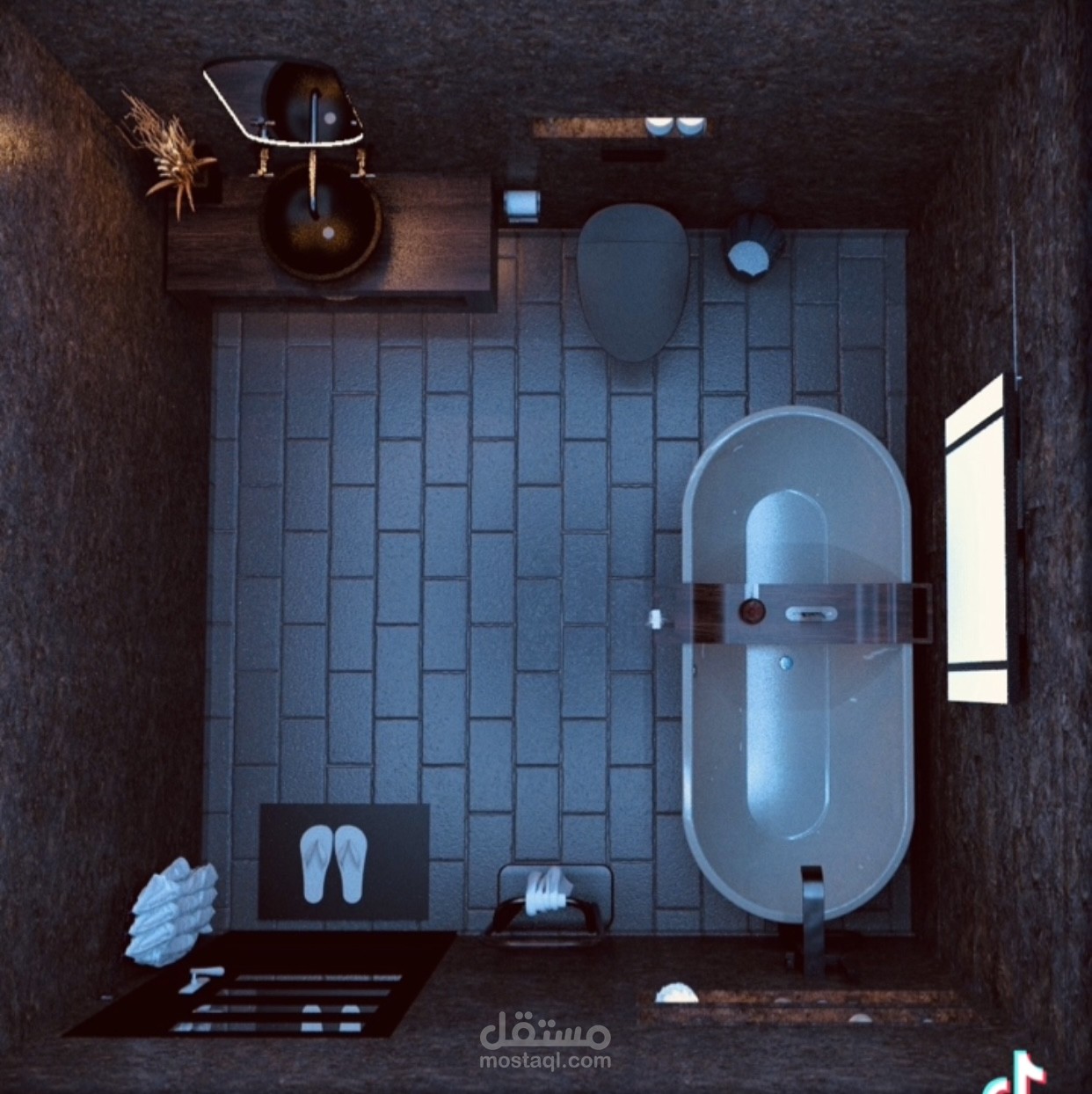 تصميم داخلي ل WC