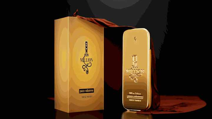 1 Million – Paco Rabanne | Luxury Product Render