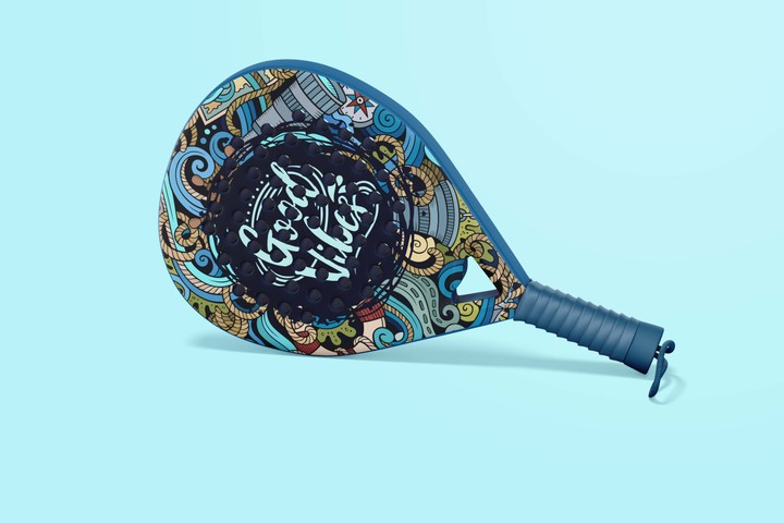 تصميم مضرب Padel ball rackets design