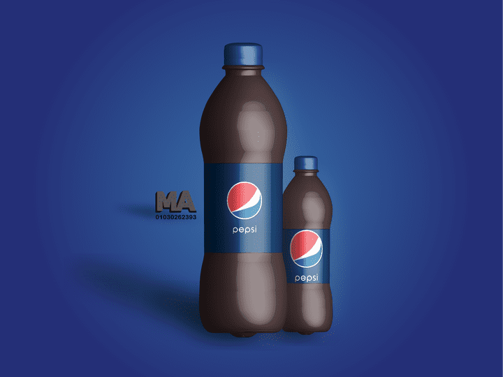 Convert Pepsi bottle to 3D | تحويل زجاجة بيبسي إلى 3D