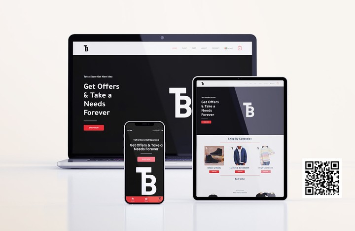 Web Design TafraBrand  Woocommerce Store