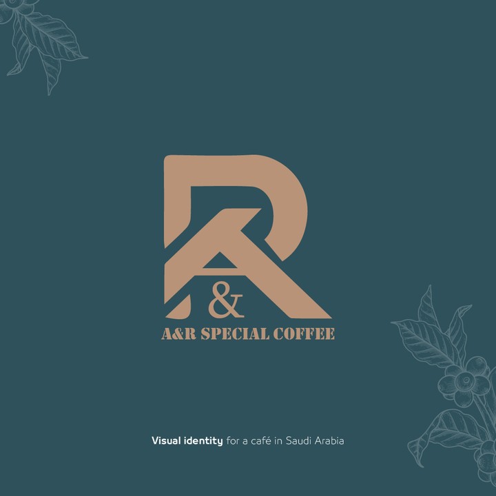 تصميم شعار وهوية بصرية لمقهى في المملكة العربية السعودية