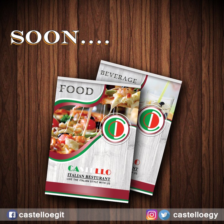 New Menu - SOON