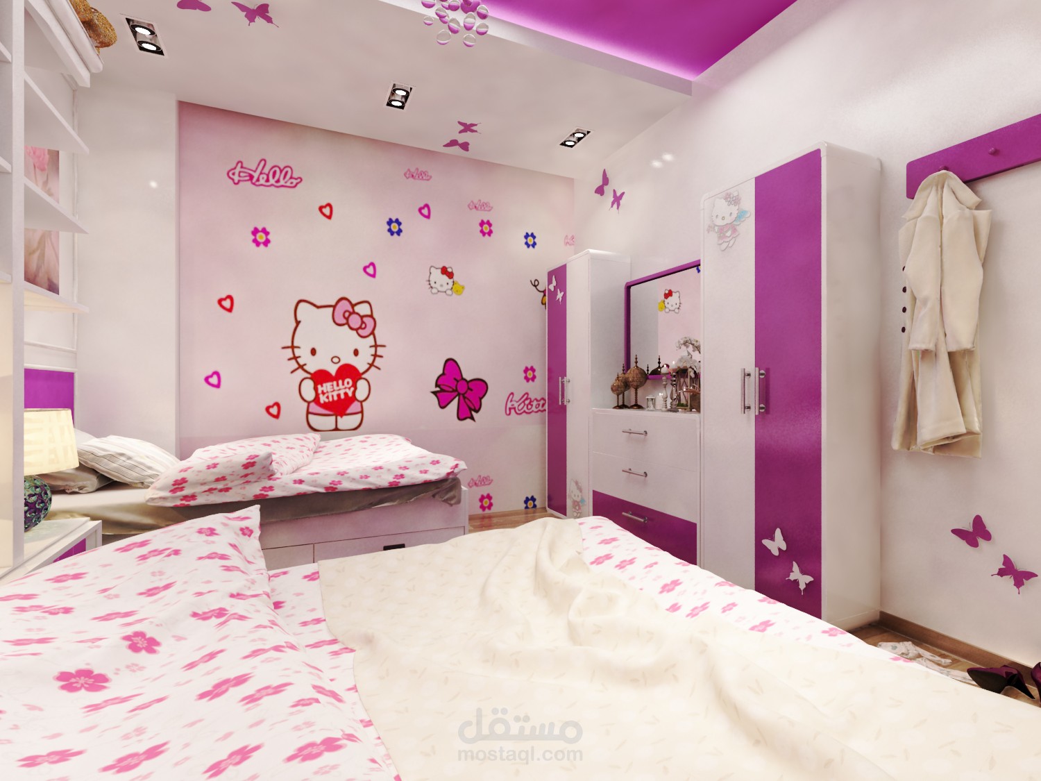 تصميم غرفة نوم Girl Room