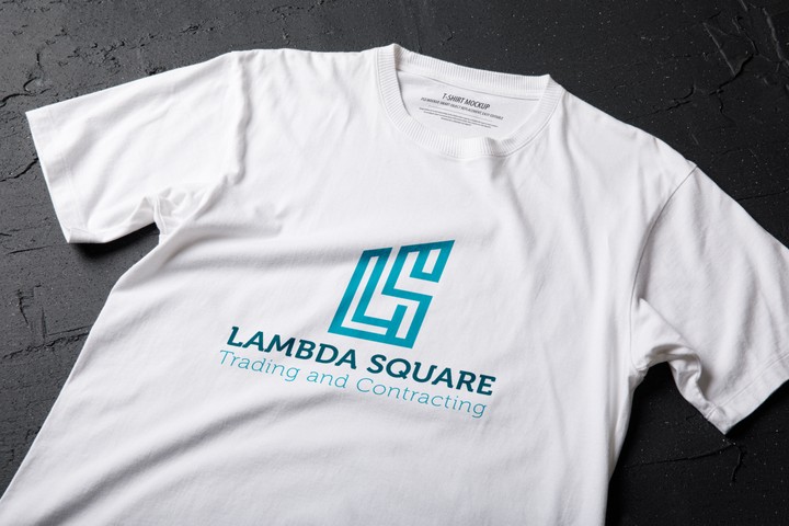 شعار وهوية  _ Logo and identity Lambda Square