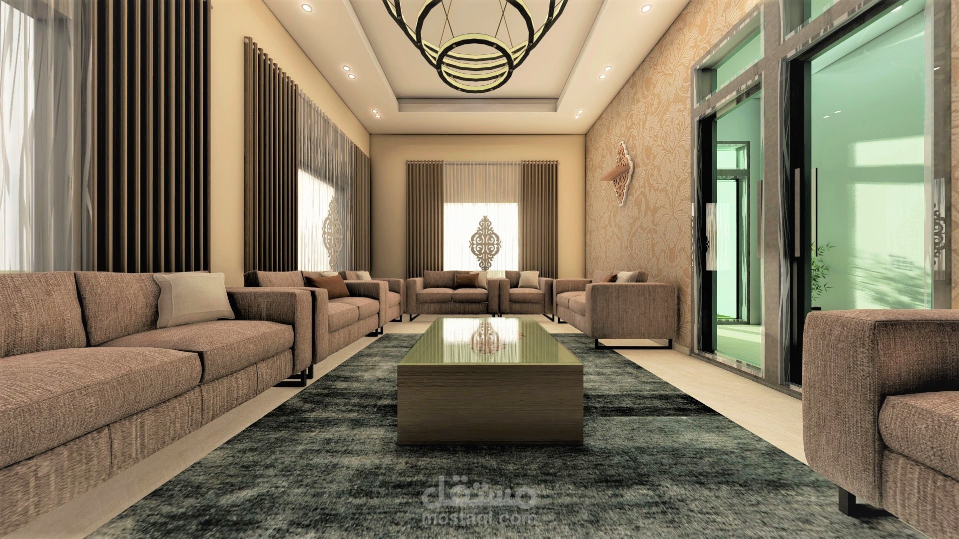 Men's Majlis design in KSA