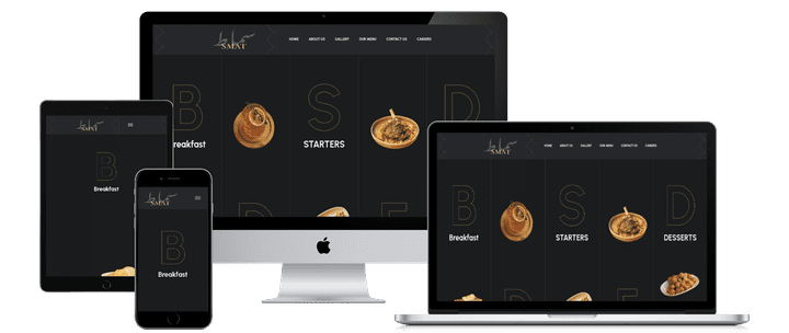 تصميم و برمجة موقع تعريفي لمطعم بدبي SMAT