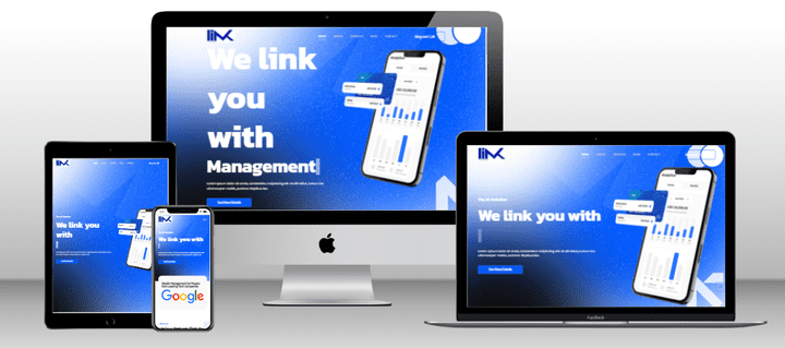 Portfolio Website For HR  Company at  Saudi Arabia HRLINK