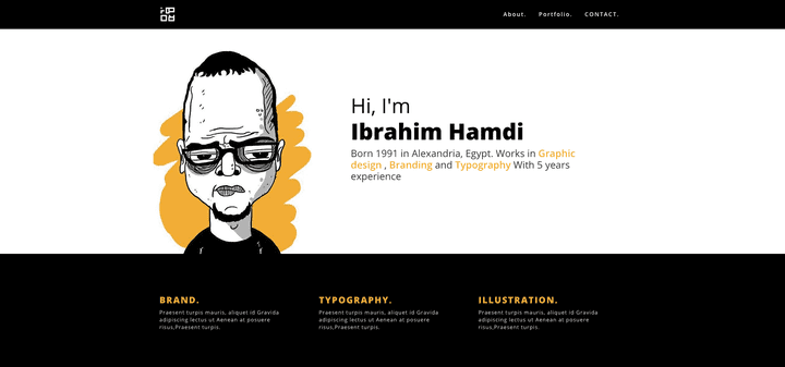 Ibrahim Hamdi Personal website