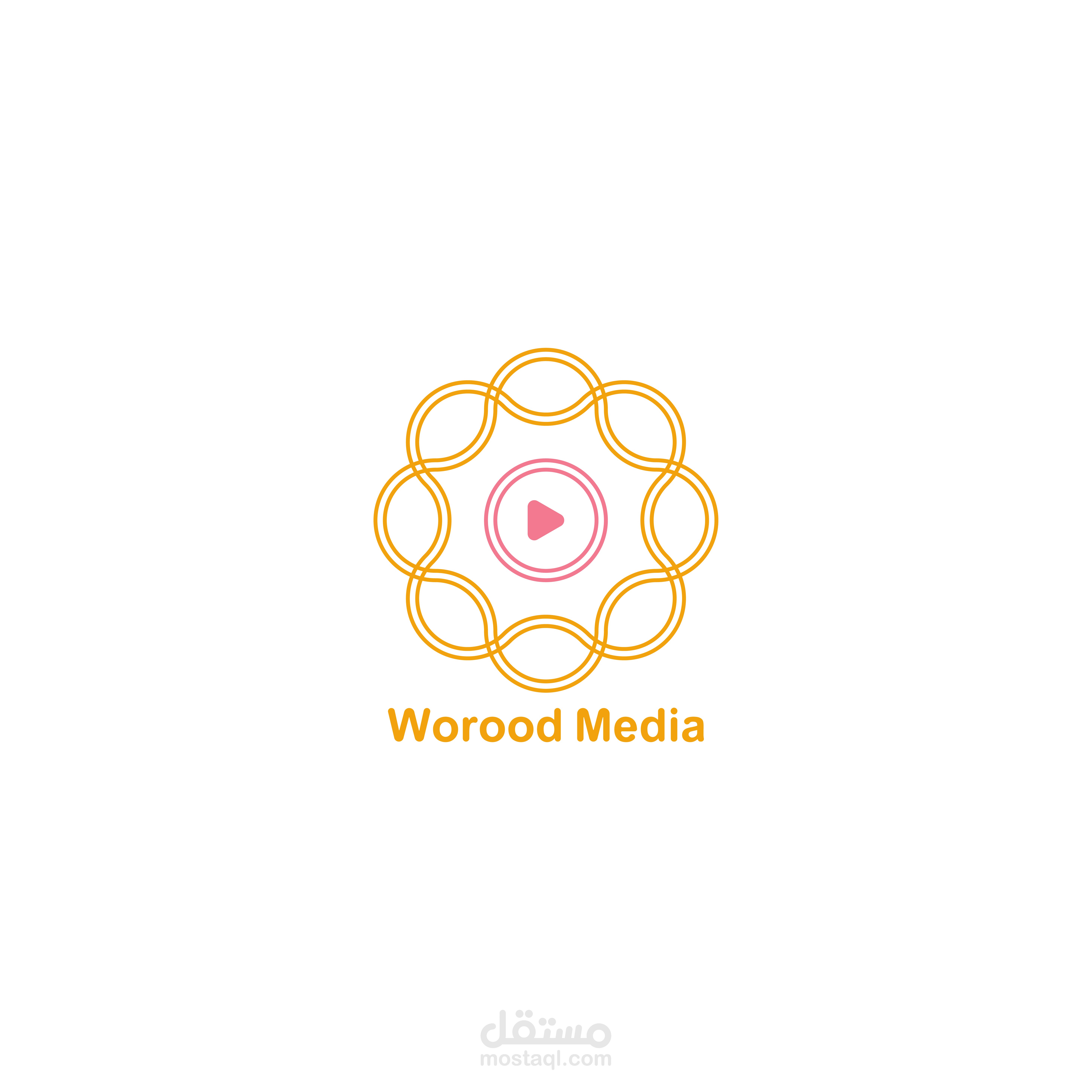 تصميم شعار Worood Media