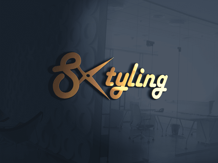 Hairdresser stiling logo