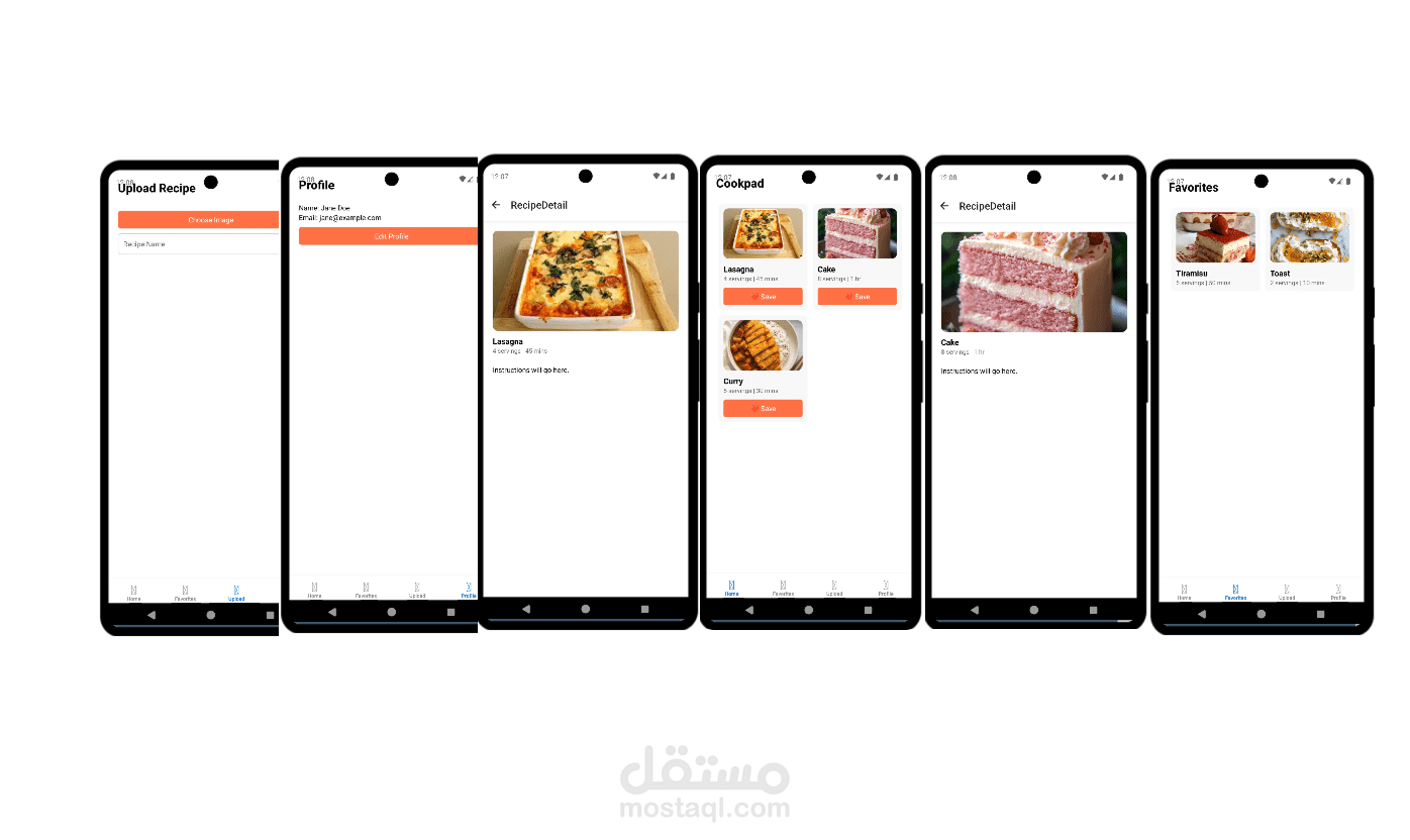 FrontEnd MVP Recipes Mobile App Code