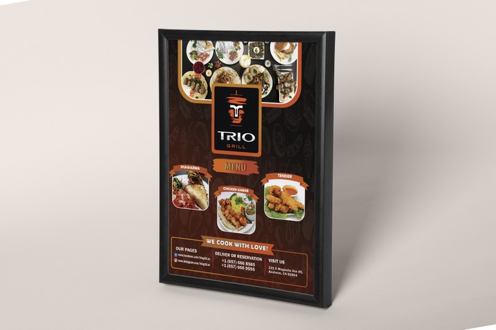 تصميم منيو مطعم - Restaurant Menu Design