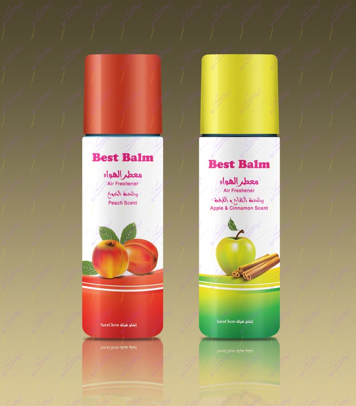 Best Balm Air Freshener Spray Stickers