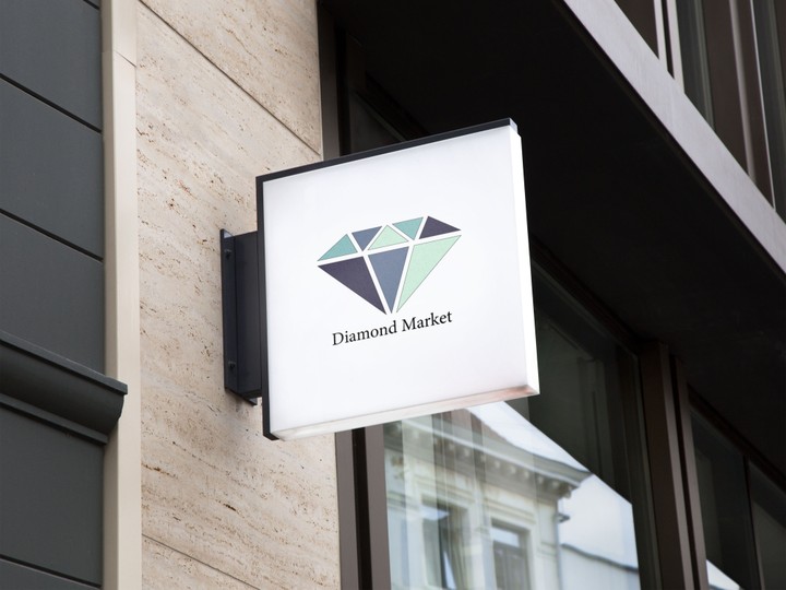 Diamond Market Logo Design