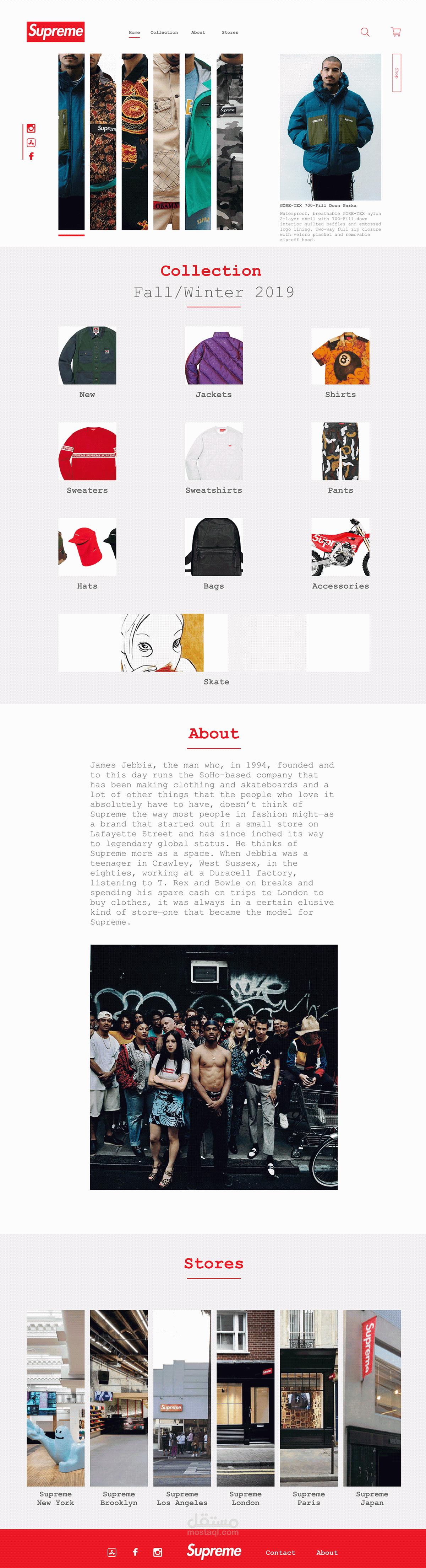 Supreme Web Redesign  - هيا لنبداء فى موقعك ونجعله ملفت للعميل