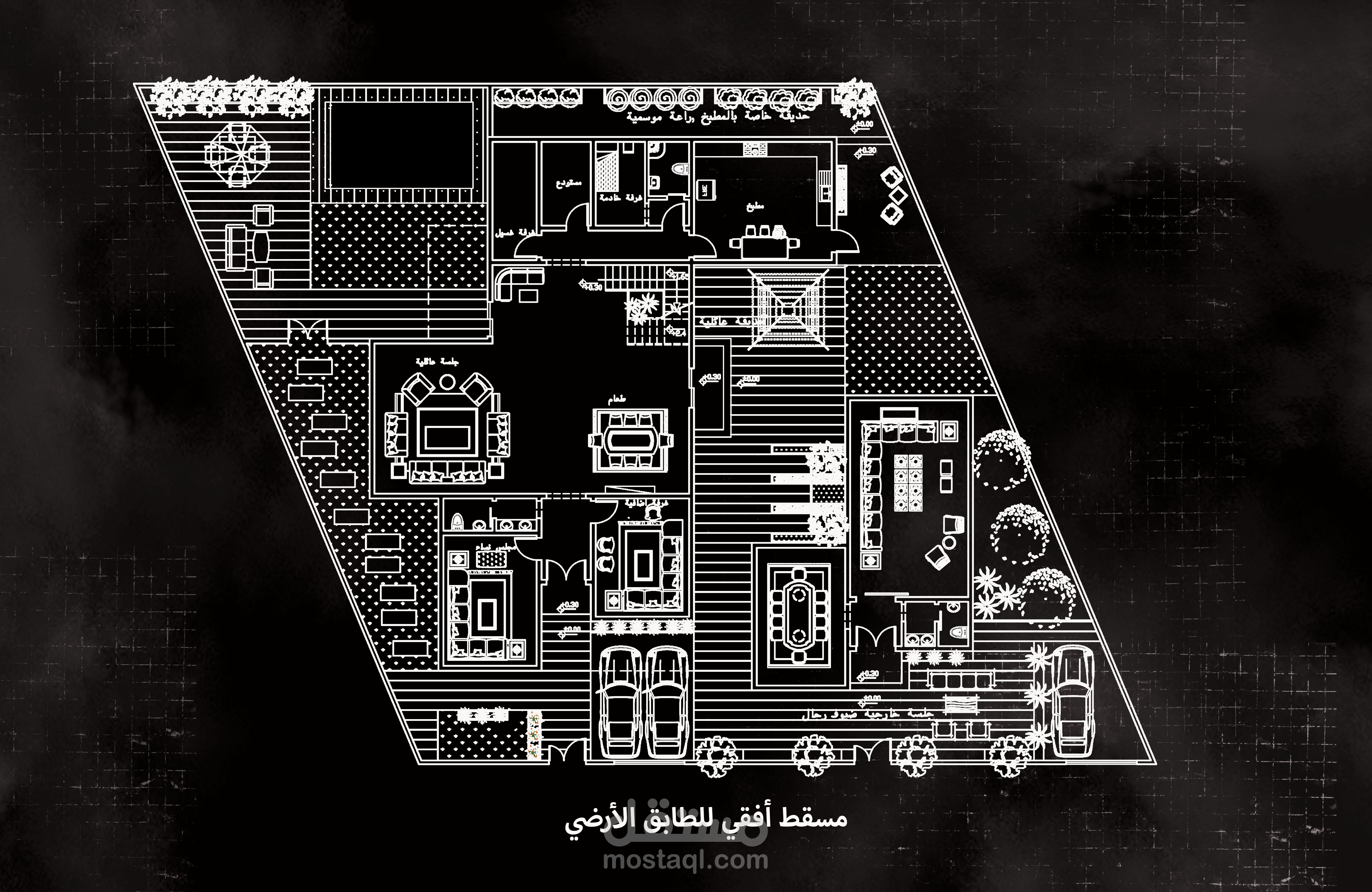 تصميم فيلا على الطراز السعودي