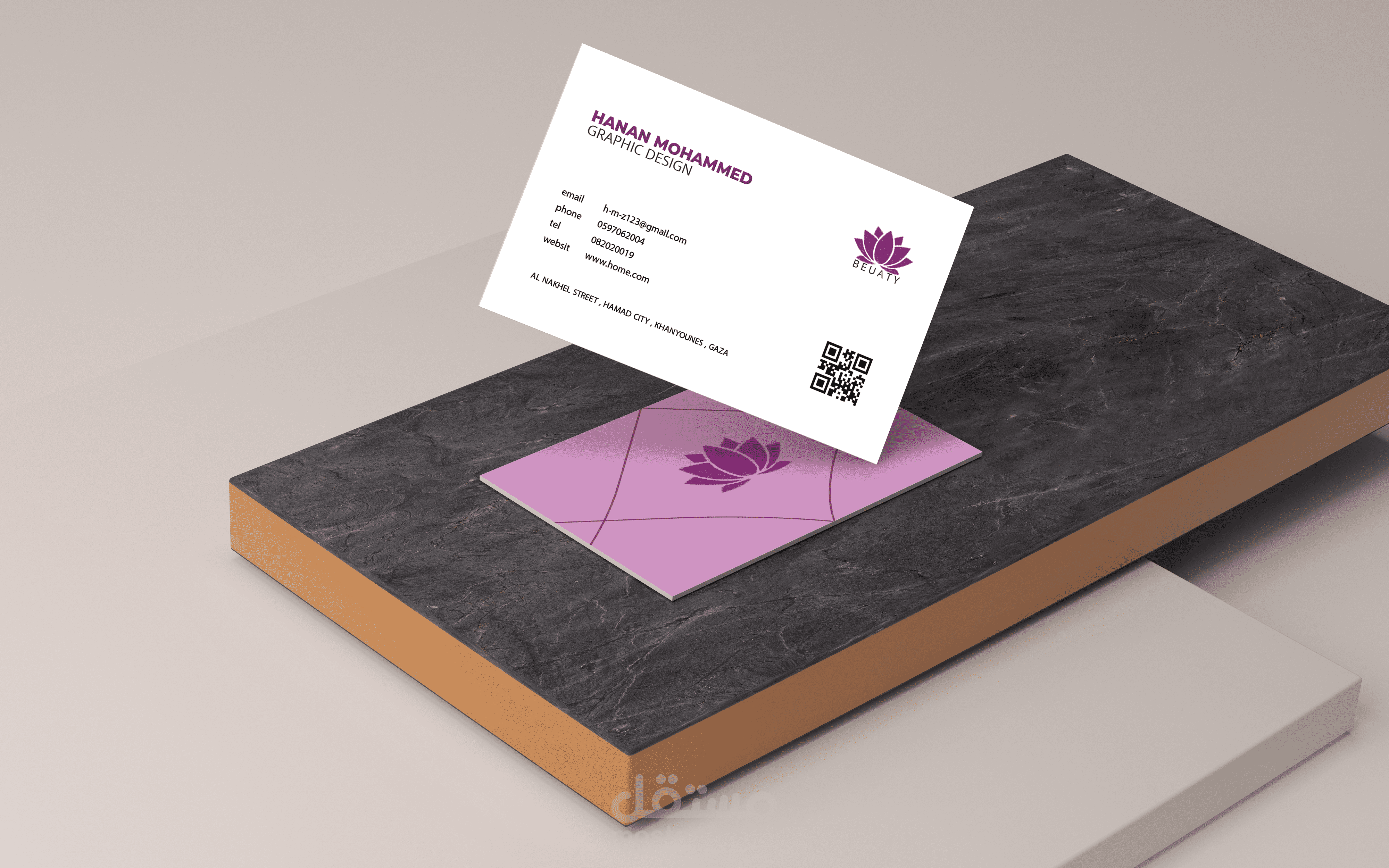 تصميم بطاقات أعمال Business Cards مستقل