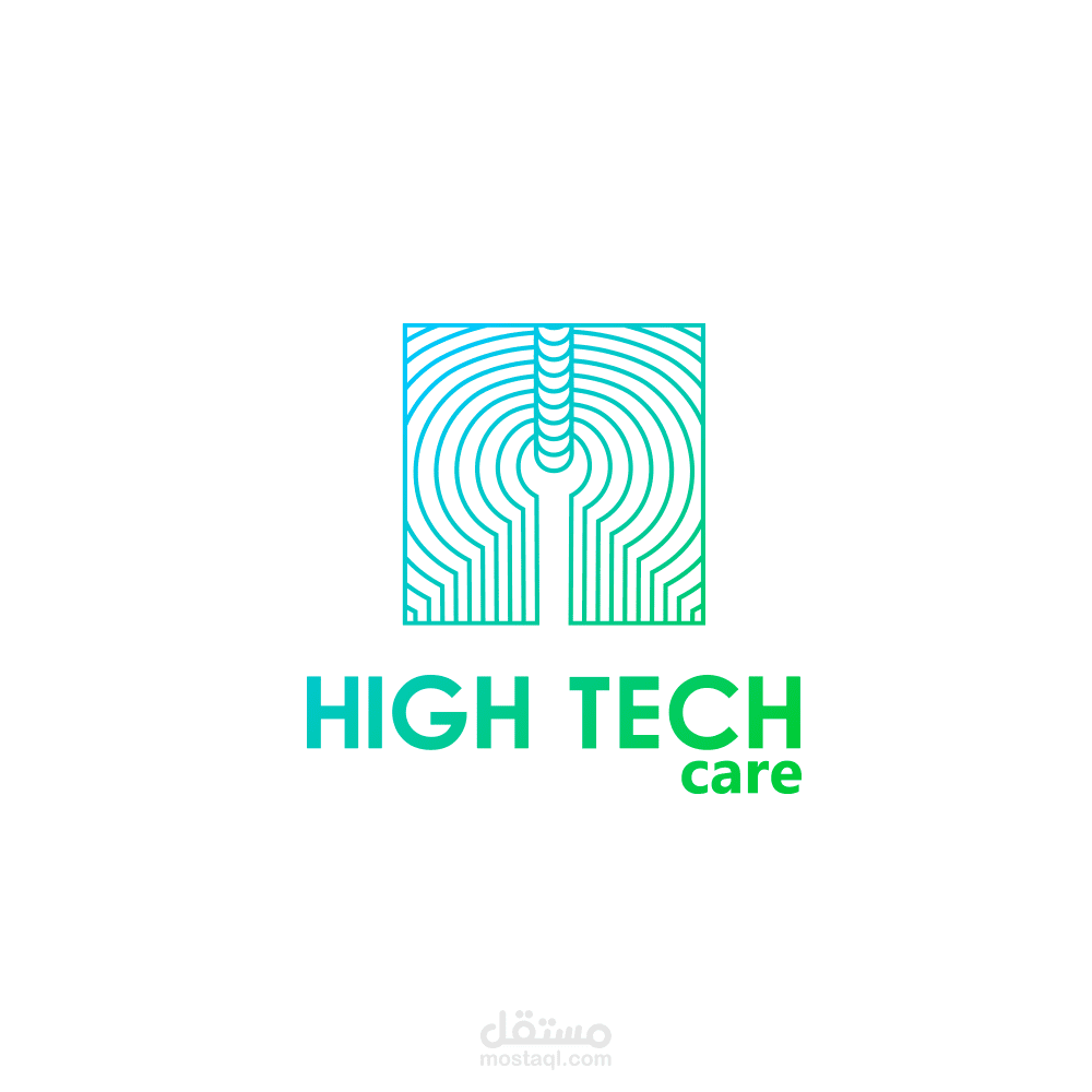 شعار "HIGH TECH CARE"