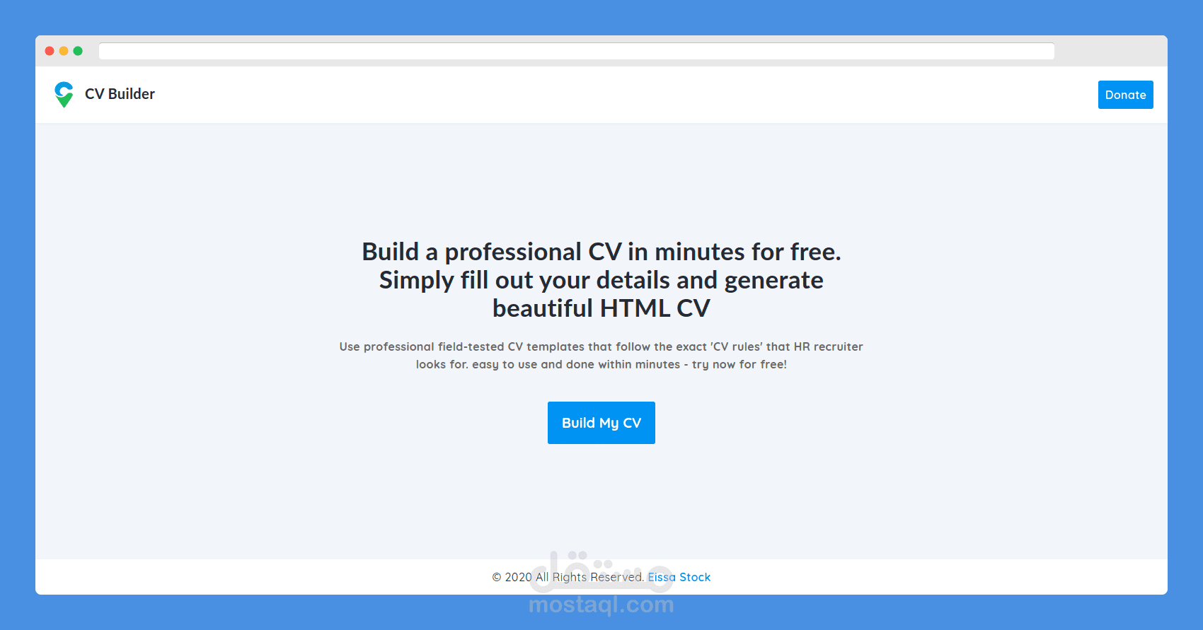 CV Builder | Web App