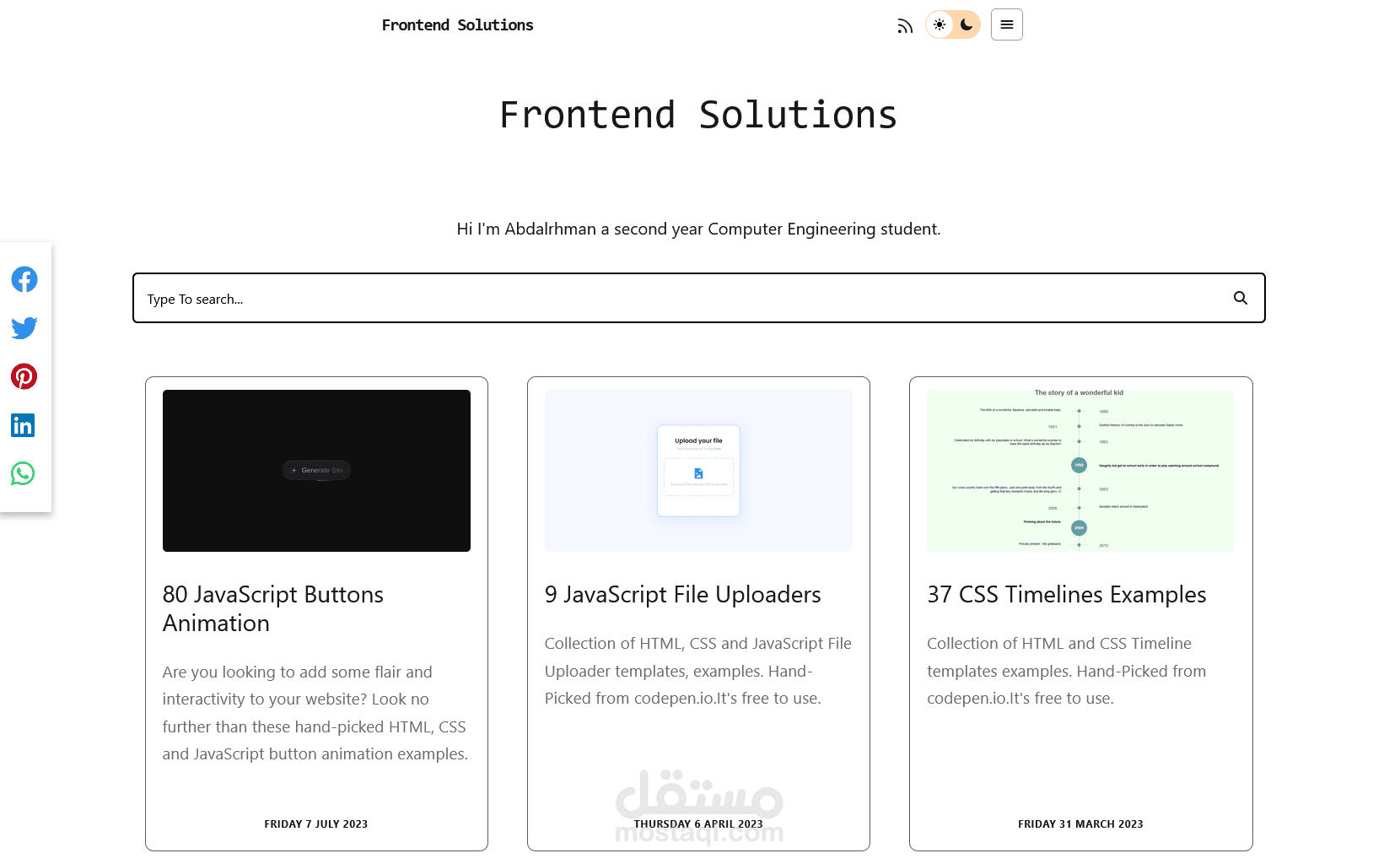 Blog Website