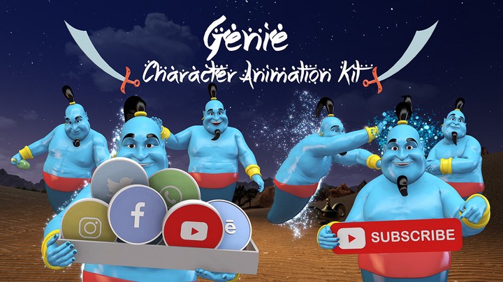 Genie Character Animation Kit