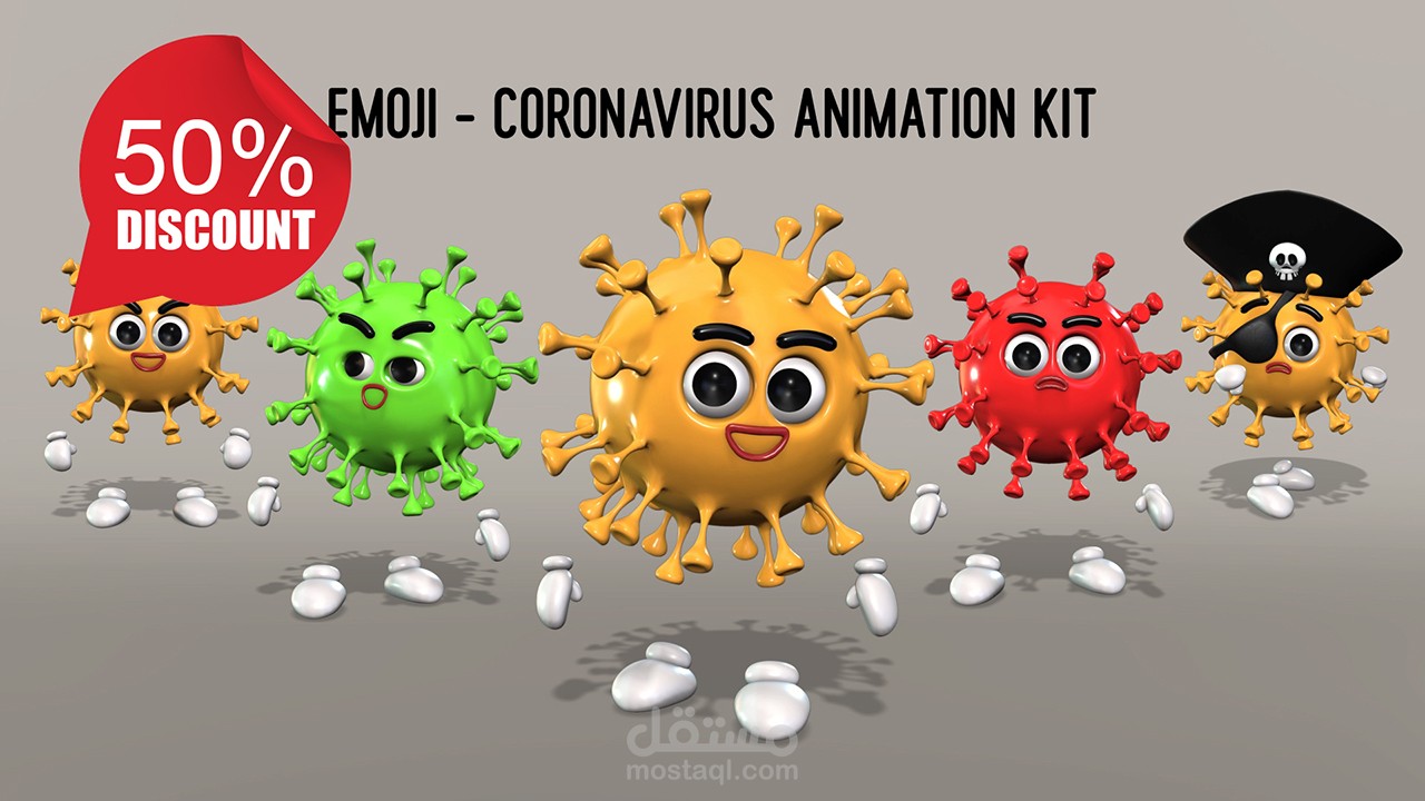 Emoji - Coronavirus Animation Kit