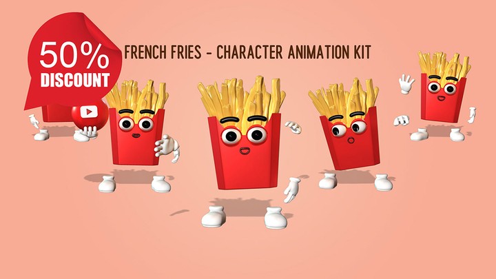 French Fries - Character Animation Kit
