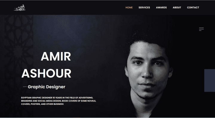 portfolio amir ashour (website)