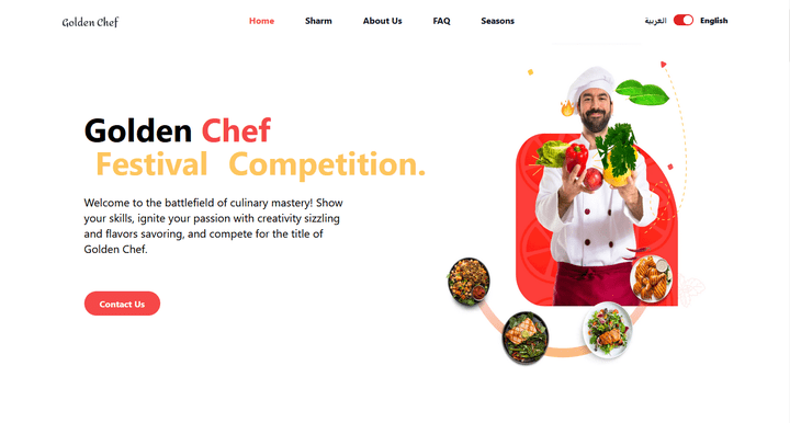 golden chef competition (website)