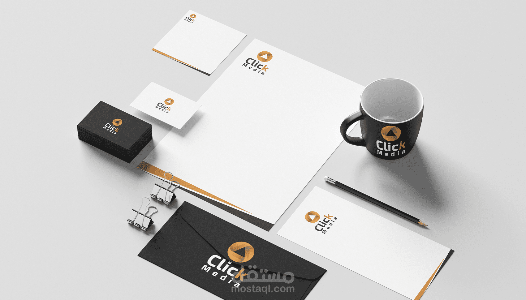 Visual Identity for Click Media Marketing Agency