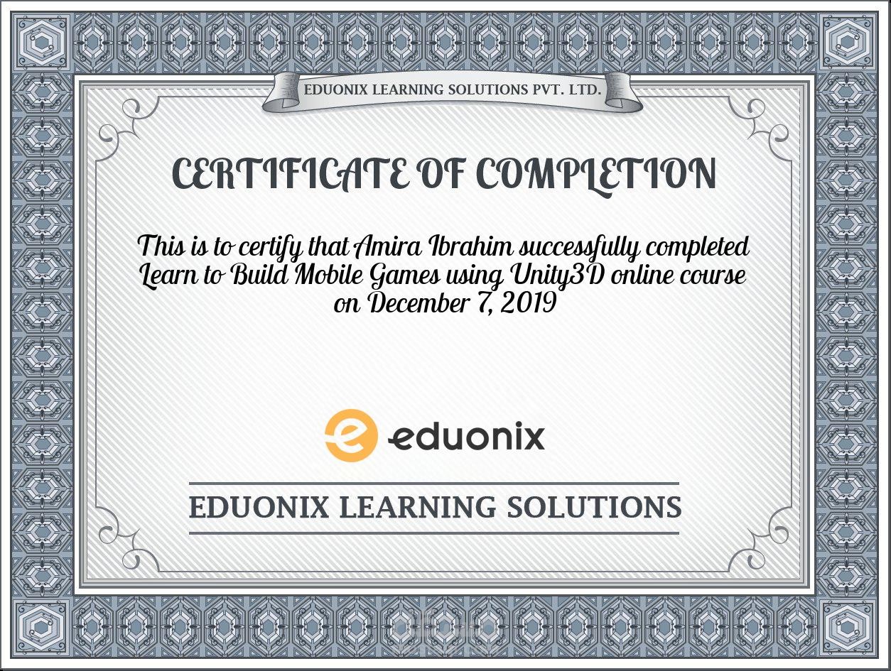 unity from eduonix