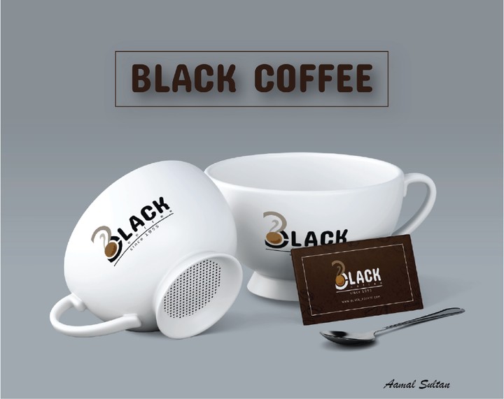 BLACK COFFEE LOGO + BUSINESS CARD